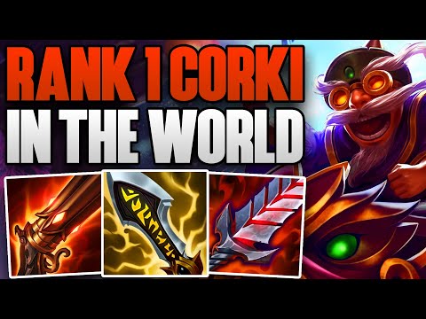 BEST CORKI MAIN IN THE WORLD DOMINATING CHALLENGER! | CHALLENGER CORKI ADC GAMEPLAY | Patch 14.10