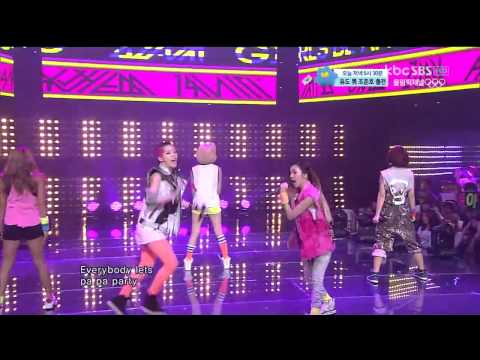 Live HD | 120729 GLAM - Party (XXO) @ SBS Inkigayo 2012 London Olympics Special