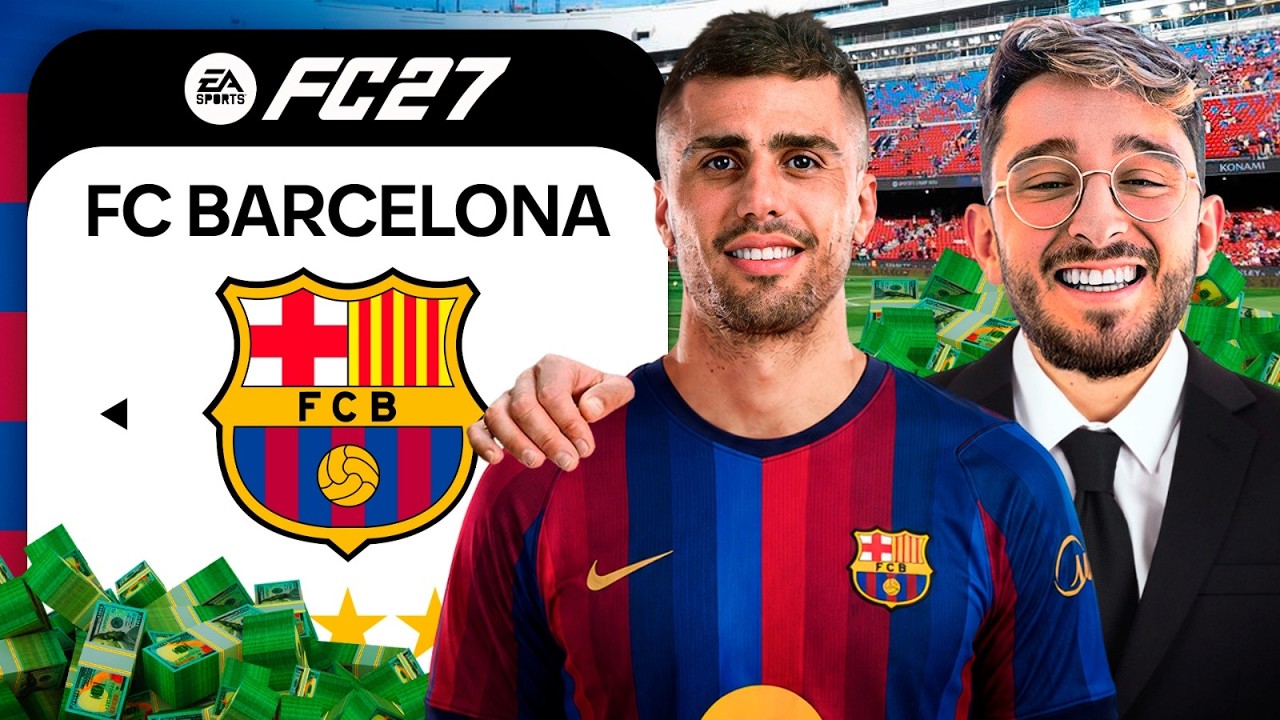 HE CREADO el BARÇA DE LA SEXTA! MODO CARRERA 2027 REALISTA!!