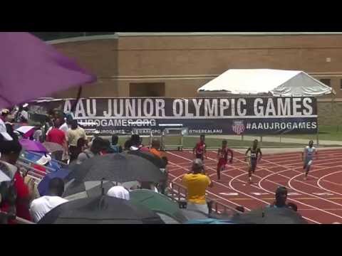 13yr Andrew Brown 24.87s 200m Prelim 10 AAU Junior Olympics 2016