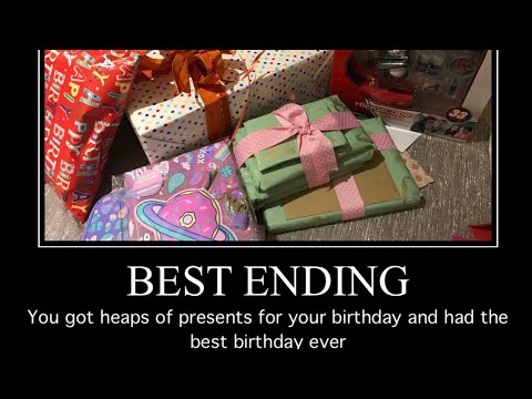 Birthday all endings