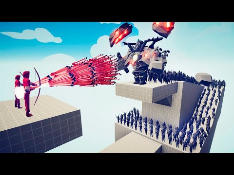 MECHA GOLEM 🤖 & 100x ROBOTS vs EVERY FACTION | TABS Totally Accurate Battle Simulator