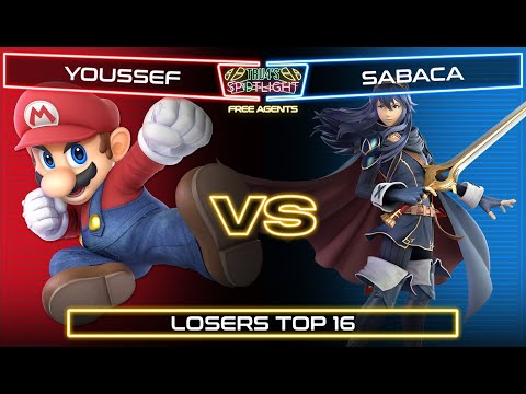 Tru4's Spotlight: Free Agents! Losers Top 16 - Youssef (Mario) vs. Sabaca (Lucina)