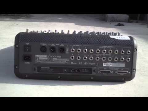 Mackie onyx 1620 mixer with firewire