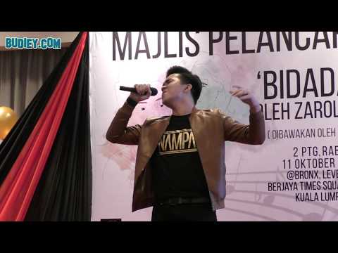 Zarol Zarif Sebak Menangis Nyanyi LIVE Single Terbaru BIDADARI