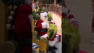 The Grinch Sits on Santa's Lap!