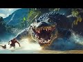 2025 Newest Movies Giant 100 Meter Crocodile Savagely Attacks Survivors Movie Film Crocodile