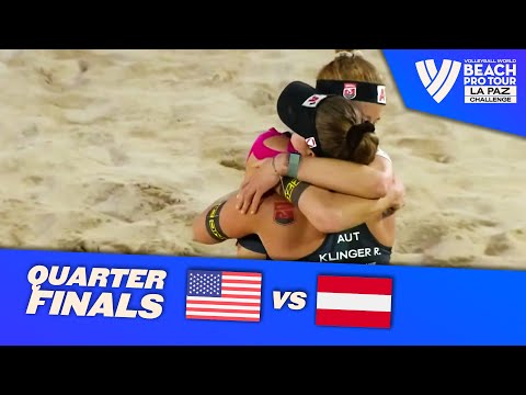 Hughes/Cheng vs. Klinger D./Klinger R. - Quarter-Finals Highlights La Paz 2023 #BeachProTour