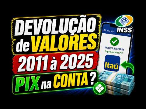 🔴 PIX NA CONTA ? - DEVOLUÇÃO DE VALORES de 2011 à 2025 PELO BANCO iTAÚ ! - ENTENDA O CASO