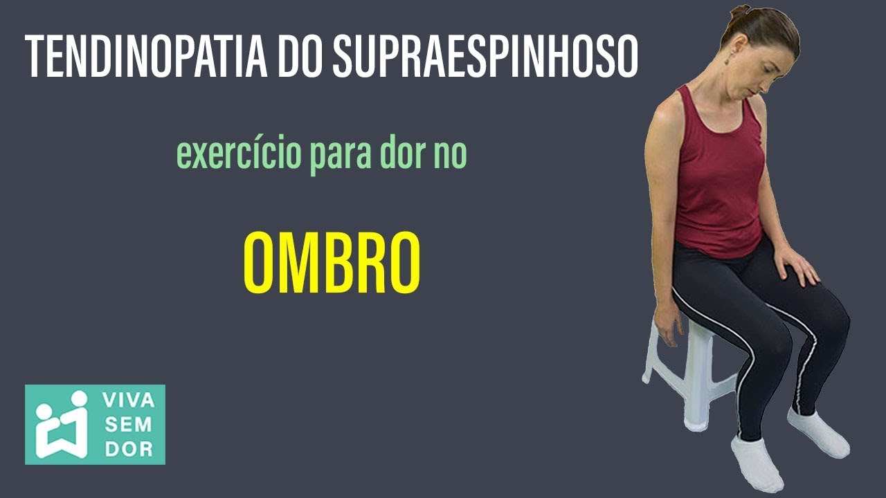 Tendinopatia do supraespinhoso exercício para dor no ombro
