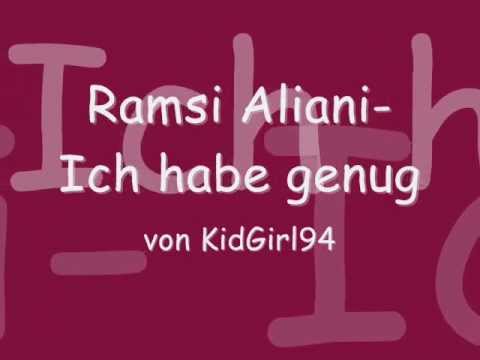 Ramsi Aliani- Ich habe genug