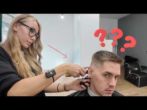 ASMR with Ukrainian Barber Viola - Haircut, Massage & Extra Services [Go to Sleep]