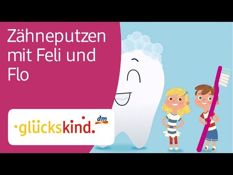 Zähneputzen mit Feli und Flo  - glückskind von dm