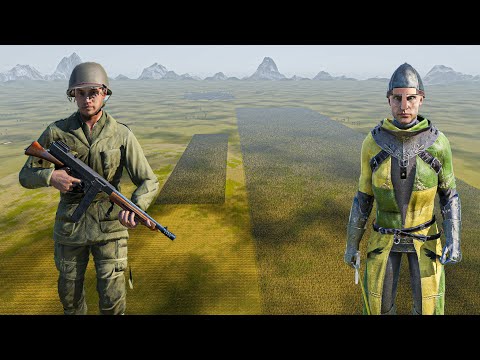 100.000 AMERICAN ASSAULT SOLDIERS vs 1 MILLION FOOTMEN - Ultimate Epic Battle Simulator 2 UEBS 2