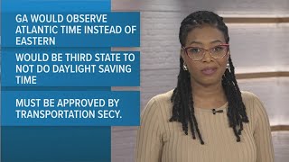 Georgia's time zone could change, according to state senate bill
