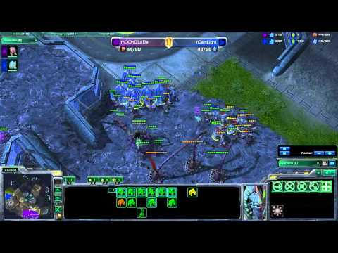 mOOnGLaDe (Z) vs nGenLight (P) 1/2 - Starcraft 2 Pro Game