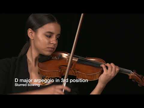 Figure 9.10 Violin and Viola Third Position Scales