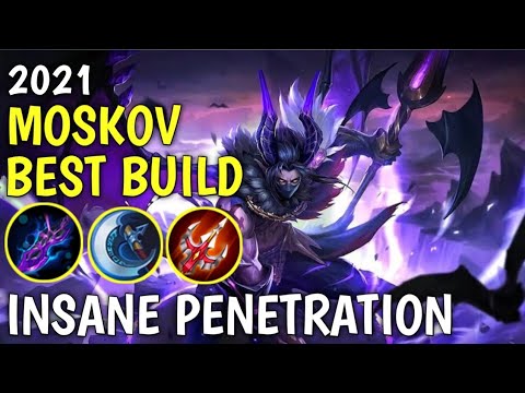 MOSKOV BEST BUILD FOR 2021 | TOP 1 GLOBAL MOSKOV BUILD GUIDE | MOSKOV REVAMPED EPIC SKIN GAMEPLAY