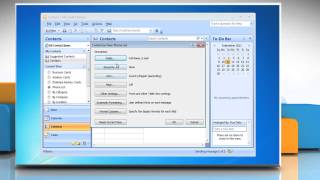Export Microsoft® Outlook 2007 Contacts to Excel manually
