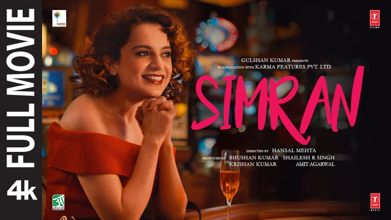 Simran Full Movie | Kangana Ranaut, Sohum Shah, Hiten Kumar, Kishori Shahane | Hindi Movie| T-Series