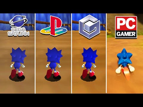 Sonic R (1997) Sega Saturn vs PS2 vs GameCube vs Remastered (Which One is Better?)