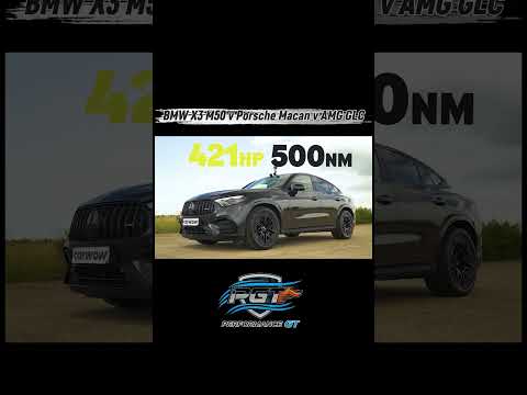 Thumbnail for BMW X3 M50 v Porsche Macan v AMG GLC #automobile #cartok #dragrace by Porsche Macan