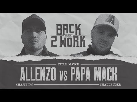 Allenzo vs Papa Mack