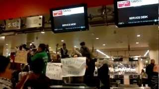 preview picture of video 'Brussels-Zaventem Airport -  Check point israélien a l'aeroport de Bruxelles (Part1)'