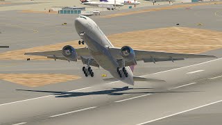 Boeing 777-200ER Amazing Take Off