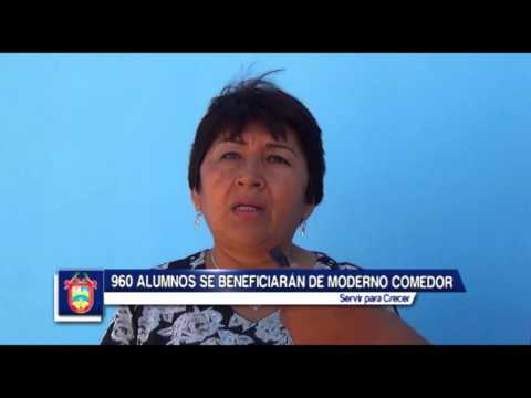 Alcalde de Pueblo Nuevo supervisa obra de Comedor Estudiantil del I.E.S.T.P. Chincha