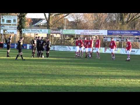 zondag 02-12-2012 Concordia Wehl 1 - Leones 1 (uitslag 1-1)