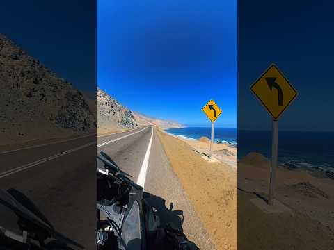 Ruta 1 - Costanera 🇨🇱 Taltal, uma das mais lindas da América. #viagemdemoto #travel #motociclismo