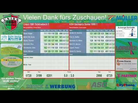 Kreisoberliga | 13. Spieltag | Union 1861 Schönebeck II vs. KSV Germania Borne 1999 II