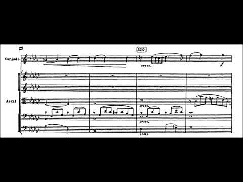 Reinhold Gliere: Horn Concerto in B flat major (with orchestral score)