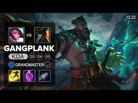 GangPlank vs Fiora Top - EUW Grandmaster - Patch 12.22 Season 12