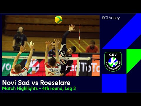 #CLVolleyM | Vojvodina NS Seme NOVI SAD vs Knack ROESELARE  - Match Highlights