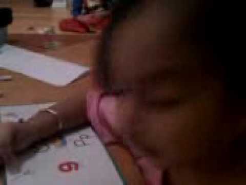 Rutvi tracing more letters