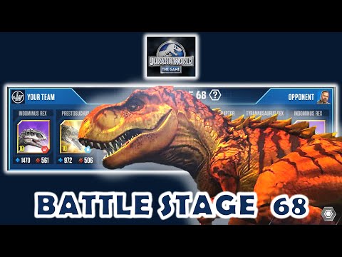 Jurassic World Game | Battle Stage 68 | Dinosaur fights