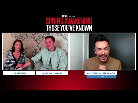 Jonathan Groff and Lea Michele on the documentary Spring Awakening: Those You've Known