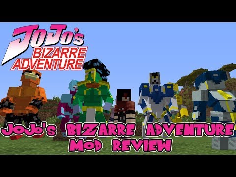 NEW STANDS, JOJO POWERS & MORE! || Minecraft JoJo's Bizarre Adventures 1.7.10 Mod Review
