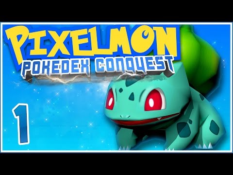 Minecraft Pixelmon PokéDex Conquest [Ep.1] - First In The Dex!