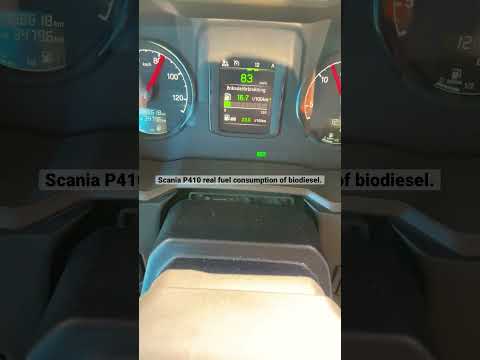 Scania P410 real biodiesel fuel consumption city/highway mixed🚚🙄