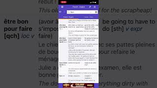 Tutorial to use word reference app for learning #french #frenchforbegi