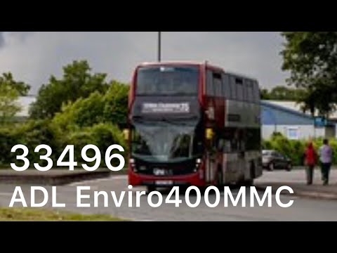 [RARE ALLOCATION] ADL Enviro400MMC | m1 to Cribbs Causeway // 33496, YY67 HBA