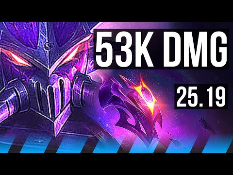KASSADIN vs XERATH (MID) | 6k comeback, 53k DMG, 17/4/12, Godlike | EUW Master | 25.19