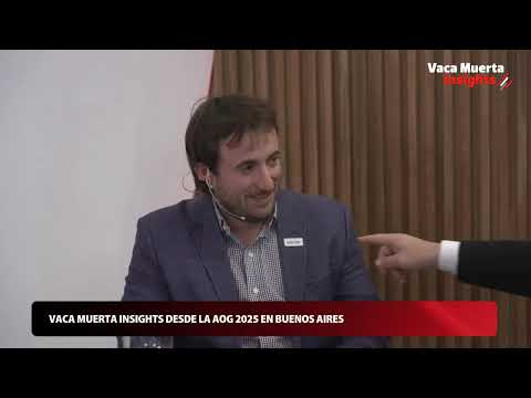 Andrés Varela, gerente regional de SACDE, en vivo en Vaca Muerta Insights desde la AOG 2025