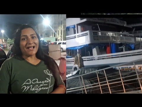 VIAGEM DE BARCO FERRY BOAT Manaus à Fonte Boa - Agro Ribeiro. 