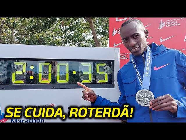 PORQUE KIPTUM vai CORRER a MARATONA de ROTERDÃ