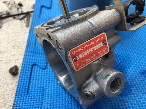 Mercedes Vickers Power Steering Pump Tear Down 1244601880