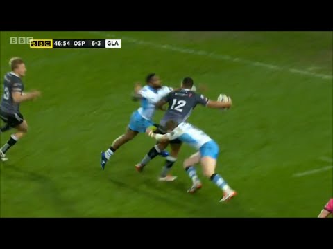 Tidy Ospreys handling leads to try vs Glasgow 2015